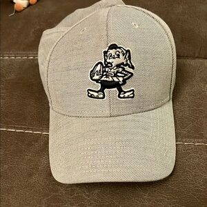 Gray Baseball Cap with Embroidery